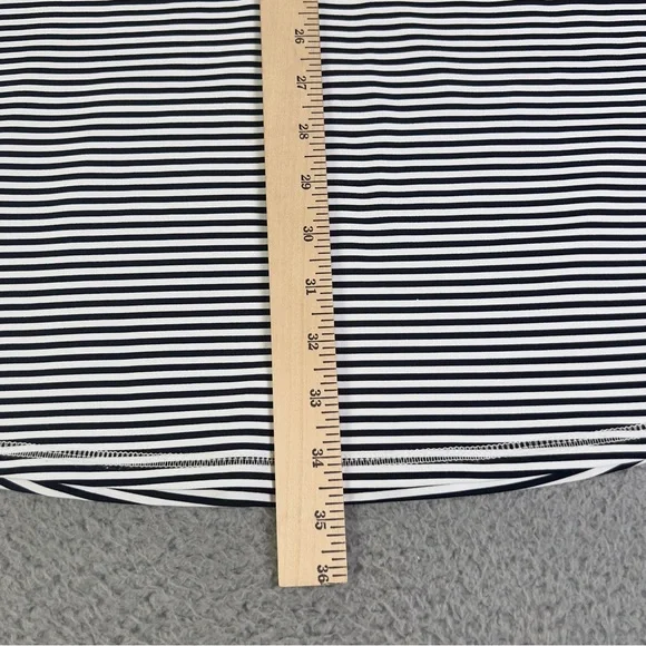 Tommy Bahama Shift Womens XL Black White Dress Aubrey Cassia Striped IslandZone - Picture 4 of 9